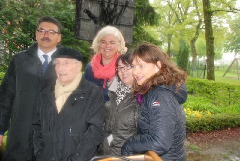 v.l.: Marko Feingold, Christian Klippl, Mag.a Anja Hagenauer, Gitta Martl, Mag.a Martina Berthold